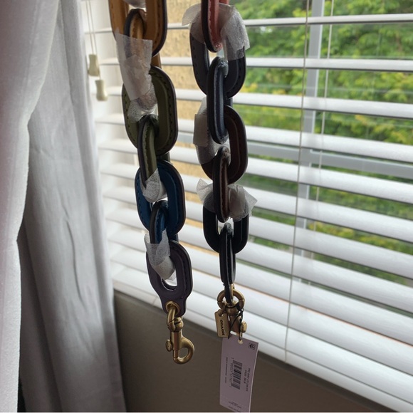 Coach Leather Chain Strap - Picture 7 of 8